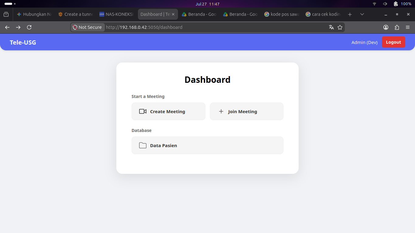 TeleUSG Dashboard