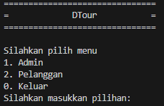 Tour System in C Project
